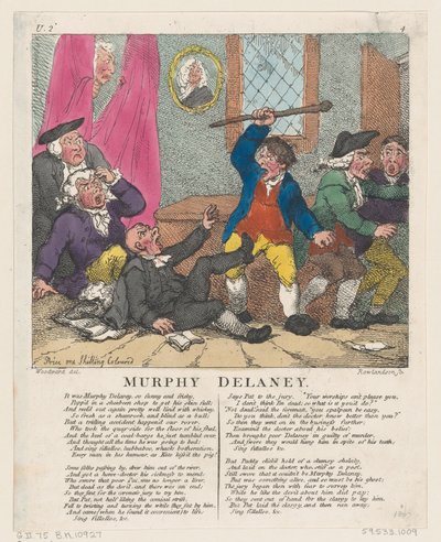Murphy Delaney, 15 czerwca 1807., 15 czerwca 1807. autorstwa Thomas Rowlandson