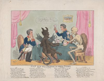 Drzemka i jego przyjaciele w ich chwale, 1 października 1813., 1 października 1813. autorstwa Thomas Rowlandson