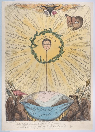 Napoleon Le Grande, 2 grudnia 1813 r., 2 grudnia 1813 r. autorstwa Thomas Rowlandson