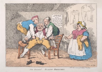 Bryczesy Elastyczne Wynalezione, 1.11.1784., 1.11.1784. autorstwa Thomas Rowlandson