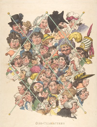 Postacie nieparzyste, 16 lutego 1801 r., 16 lutego 1801 r. autorstwa Thomas Rowlandson