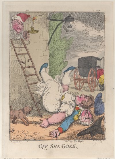Ona idzie, 1812., 1812. autorstwa Thomas Rowlandson