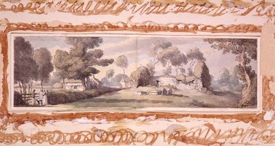 Stary Kościół, Newtown, Wyspa Wight autorstwa Thomas Rowlandson
