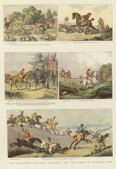Staroświeckie zdjęcia sportowe autorstwa Thomas Rowlandson