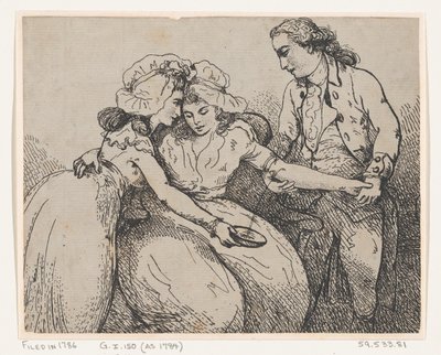 Przekłucie żyły autorstwa Thomas Rowlandson