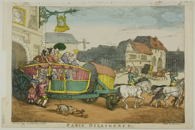Paryska pracowitość autorstwa Thomas Rowlandson