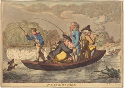 Cierpliwość przy puntie autorstwa Thomas Rowlandson