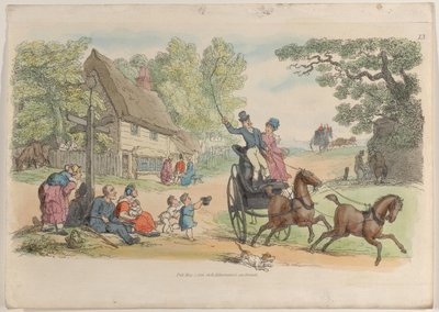 Tablica 13, ze Świata w miniaturze, 1816., 1816. autorstwa Thomas Rowlandson