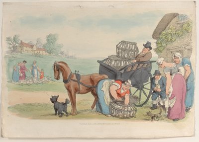Tablica 17, ze Świata w miniaturze, 1816., 1816. autorstwa Thomas Rowlandson