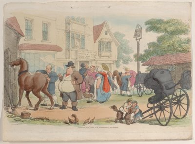 Tablica 27, ze świata w miniaturze, 1816., 1816. autorstwa Thomas Rowlandson