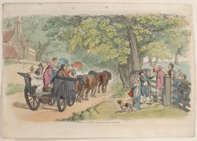 Tablica 33, ze świata w miniaturze, 1816., 1816. autorstwa Thomas Rowlandson