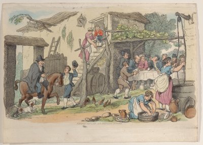 Tabliczka 34, ze Świata w miniaturze, 1816., 1816. autorstwa Thomas Rowlandson