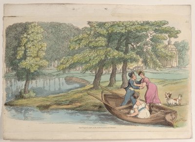 Tablica 35, ze Świata w miniaturze, 1816., 1816. autorstwa Thomas Rowlandson