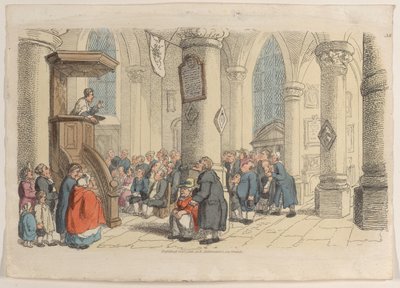 Tabliczka 38, ze świata w miniaturze, 1816., 1816. autorstwa Thomas Rowlandson