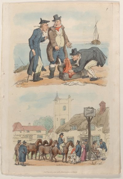 Tablica 7, ze Świata w miniaturze, 1816., 1816. autorstwa Thomas Rowlandson