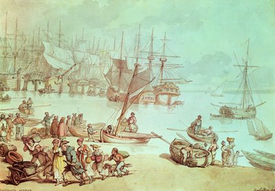 Portsmouth autorstwa Thomas Rowlandson