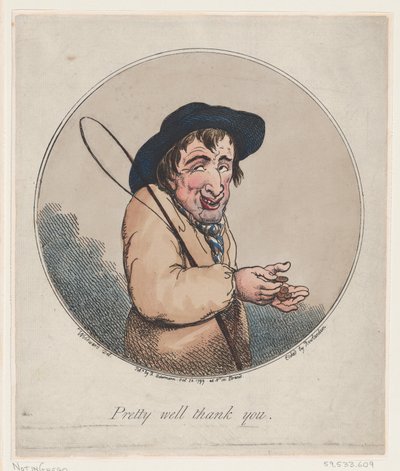 Całkiem dobrze dziękuję, 20 października 1799 r., 20 października 1799 r. autorstwa Thomas Rowlandson