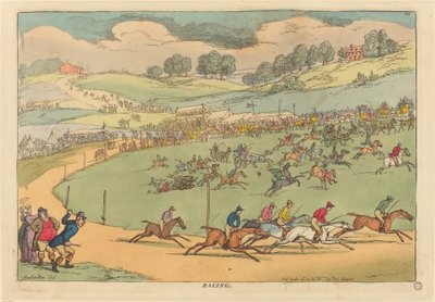Wyścigi autorstwa Thomas Rowlandson