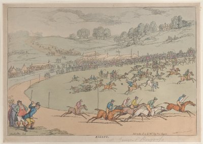 Wyścigi, 20.10.1811., 20.10.1811. autorstwa Thomas Rowlandson