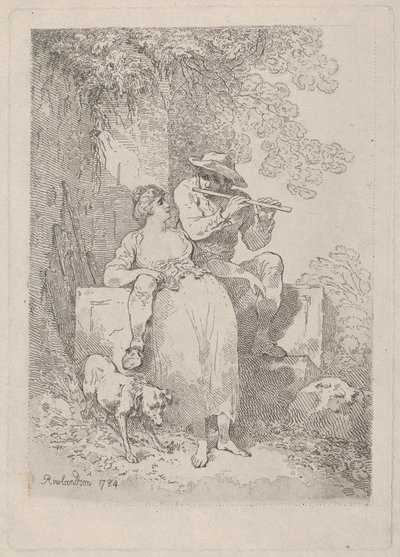 Odpocznij od pracy w słoneczne dni, 1784-87, 1784-87. autorstwa Thomas Rowlandson