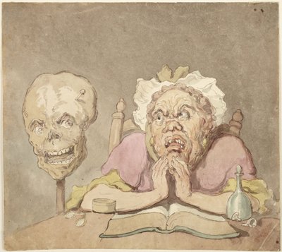 Skutki nieumiarkowania, czyli memento mori autorstwa Thomas Rowlandson