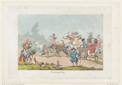 Wzgórze Richmond, 1811., 1811. autorstwa Thomas Rowlandson
