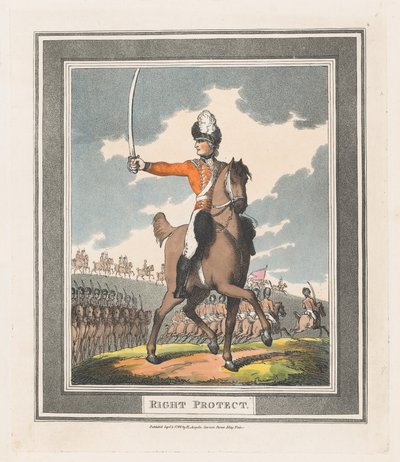 Right Protect, 1 września 1798., 1 września 1798. autorstwa Thomas Rowlandson