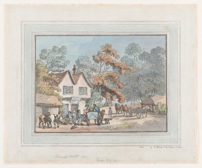 Wiejski postój, 1787., 1787. autorstwa Thomas Rowlandson