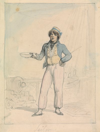 Żeglarz autorstwa Thomas Rowlandson