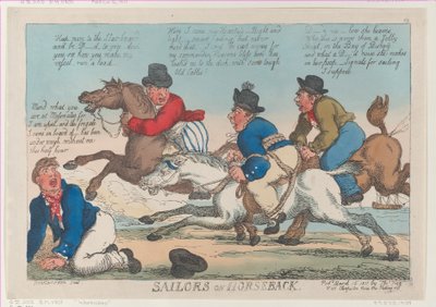 Żeglarze na koniu, 16 marca 1811., 16 marca 1811. autorstwa Thomas Rowlandson