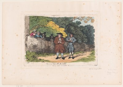 Scena z farsy zwanej The Quaker, 22 grudnia 1783., 22 grudnia 1783. autorstwa Thomas Rowlandson