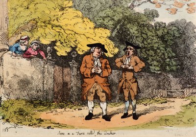 Scena w farsie zwanej kwakierem autorstwa Thomas Rowlandson