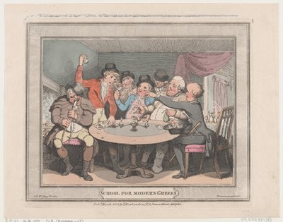 Szkoła dla Greków Nowożytnych, 10 maja 1802 r., 10 maja 1802 r. autorstwa Thomas Rowlandson