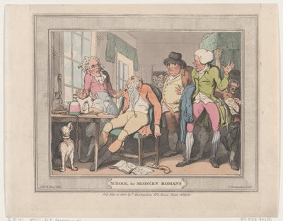 Szkoła dla współczesnych Rzymian, 10 maja 1802 r., 10 maja 1802 r. autorstwa Thomas Rowlandson