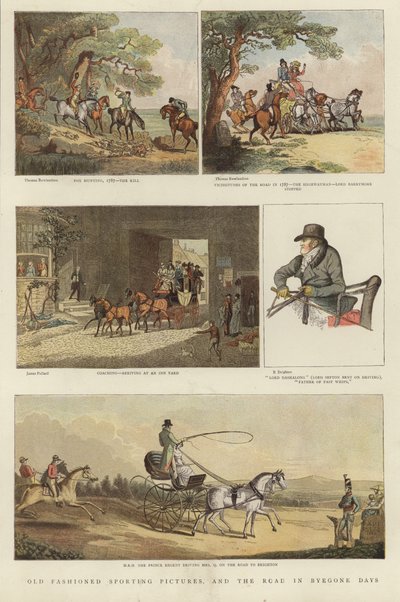 Seria ilustracji jeździeckich autorstwa Thomas Rowlandson