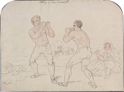 Rozstrzyganie kłótni miłosnej autorstwa Thomas Rowlandson