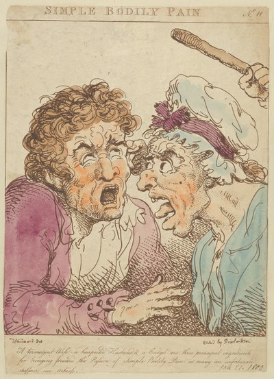 Prosty ból ciała, 1800., 1800. autorstwa Thomas Rowlandson