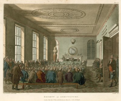 Towarzystwo Rolnicze autorstwa Thomas Rowlandson