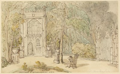 Samotność na Truskawkowym Wzgórzu autorstwa Thomas Rowlandson
