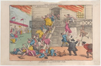 Jarmark sportów wiejskich, 5 października 1810 r., 5 października 1810 r. autorstwa Thomas Rowlandson