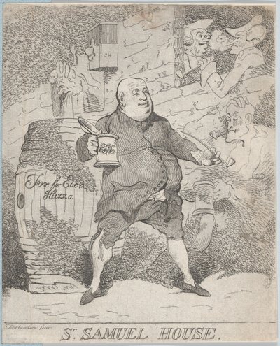 S. Samuel House, [1780] wznowione 1786-91., [1780] wznowione 1786-91. autorstwa Thomas Rowlandson