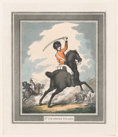 Gwardia św. Jerzego, 1798., 1798. autorstwa Thomas Rowlandson