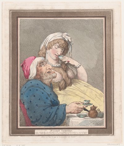 Zaloty św. Jakuba, 10 kwietnia 1799, 10 kwietnia 1799. autorstwa Thomas Rowlandson