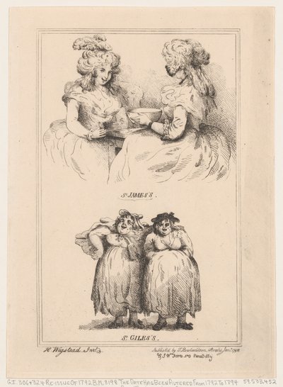 Św. Jakuba i Św. Idziego, 1792., 1792. autorstwa Thomas Rowlandson