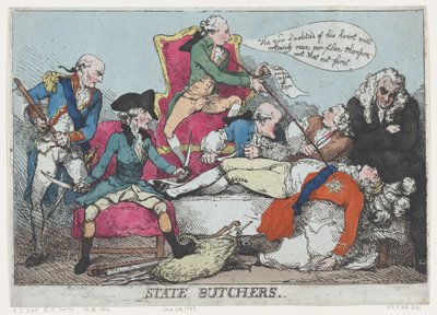 Rzeźnicy państwowi, 28 stycznia 1789 r., 28 stycznia 1789 r. autorstwa Thomas Rowlandson