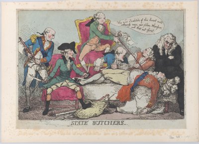 Rzeźnicy państwowi, 28 stycznia 1789 r., 28 stycznia 1789 r. autorstwa Thomas Rowlandson
