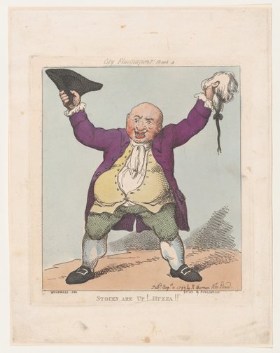 Zapasy rosną! Huzza!!, 10 sierpnia 1799., 10 sierpnia 1799. autorstwa Thomas Rowlandson