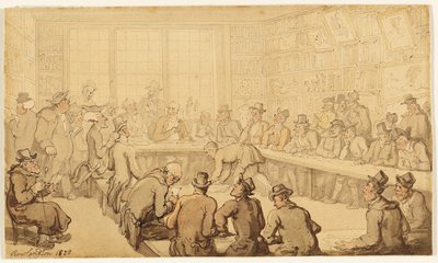 Studiuj dla doktora Syntax na aukcji książek autorstwa Thomas Rowlandson
