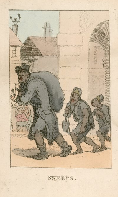 Zamiatanie autorstwa Thomas Rowlandson