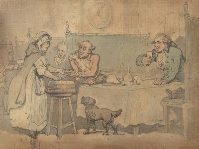 Scena karczmy, 1780-1827. autorstwa Thomas Rowlandson